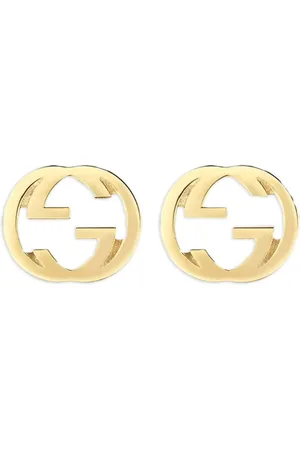 Gucci 18k Gold Diamond Flora GG Earrings | Neiman Marcus