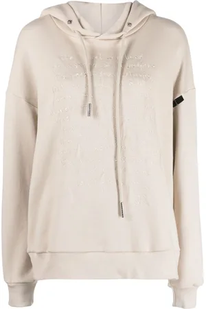 John Richmond Kaede drawstring cotton hoodie
