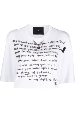 John Richmond Embellished cotton T-Shirt