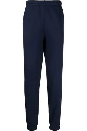Lacoste Logo-stripes cotton-blend track pants