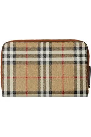 Burberry Vintage Check-pattern bi-fold wallet