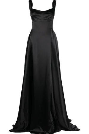 Atu Body Couture V-back satin gown