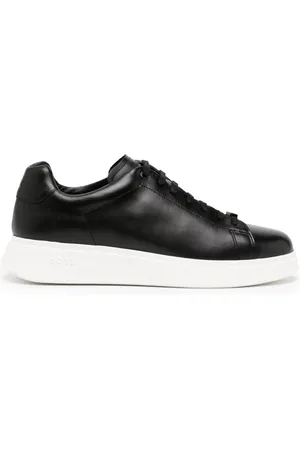 HUGO BOSS Lace-up leather sneakers