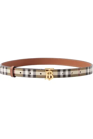 Burberry Vintage Check logo-buckle belt