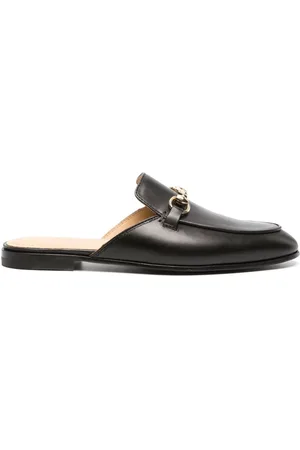 Scarosso Horsebit-detail leather mules
