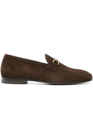 Scarosso Horsebit-detail suede loafers