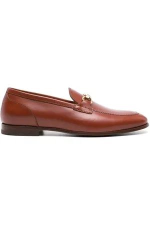 Scarosso Horsebit-detail leather loafers