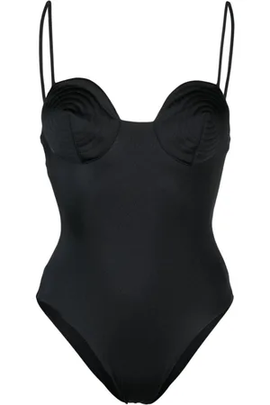 Noire Swimwear Round-neck swimsuit