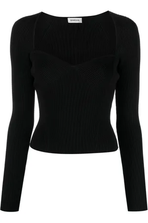 Simkhai Giuliana sweetheart-neck jumper
