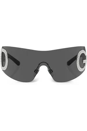 Dolce & Gabbana Re-Edition shield-frame sunglasses