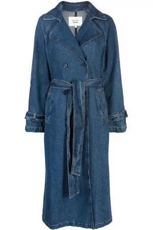 Reformation Hayes denim trench coat