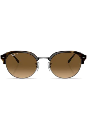 Ray-Ban Logo-print round-frame sunglasses