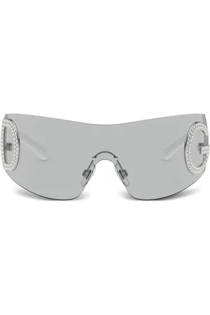 Dolce & Gabbana Re-Edition shield-frame sunglasses