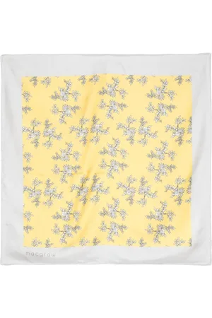 Macgraw Floral-print silk scarf