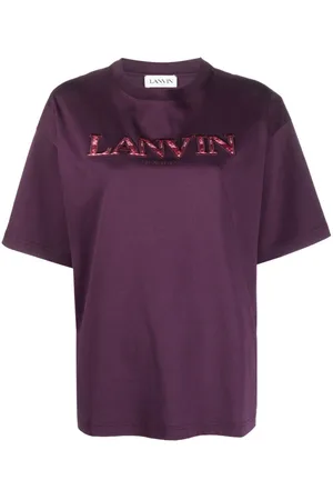 Lanvin Logo-appliqu?? cotton T-shirt