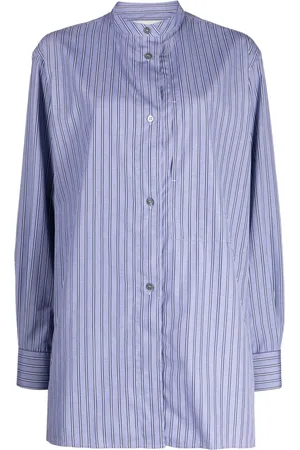 STUDIO NICHOLSON Stripe-print cotton shirt