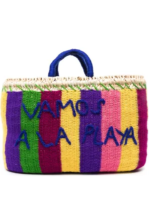 ERES Medium Vamos straw tote bag
