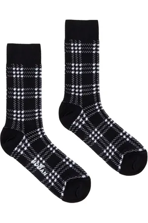 Hogan Checkered two-tone socks