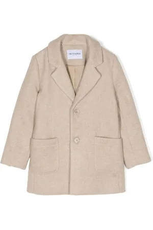 Trussardi Two-pocket single-breasted coat