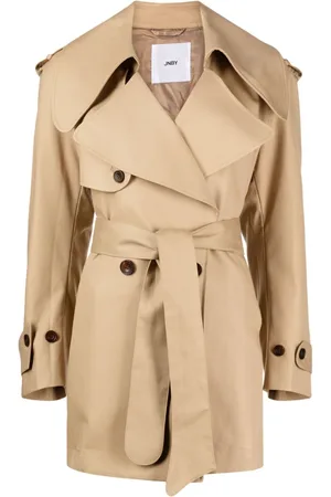 MSGM Crocodile-Effect Trench Coat