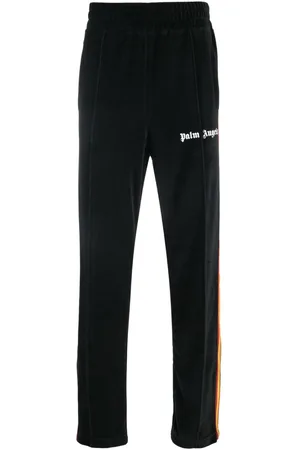 Palm Angels Night Sky Print Tech Jersey Track Pants In Black