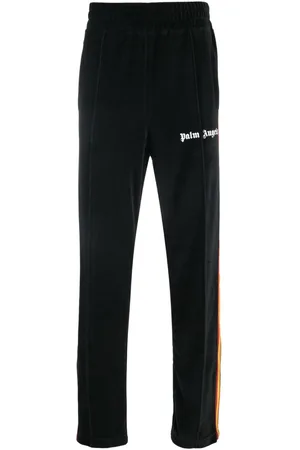 Palm Angels Navy and Red Monogram Track Pants Palm Angels