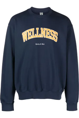 Sporty & Rich Text-print cotton sweatshirt
