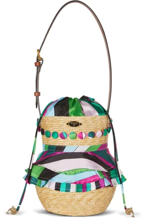 Puccini Nella Iride-print bucket bag