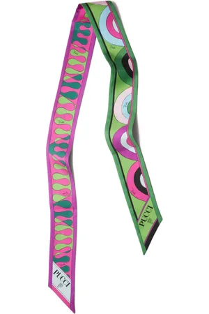 Puccini Abstract print silk scarf