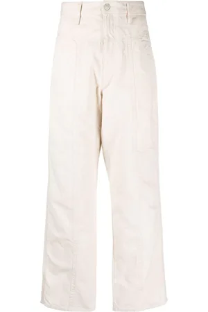 Marant Etoile Cotton straight-leg trousers