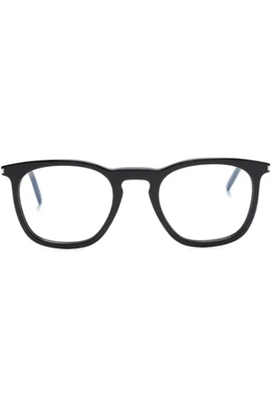 Saint Laurent Matte-effect square-frame glasses