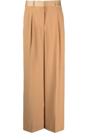 DKNY Pleat-detail wide-leg trousers