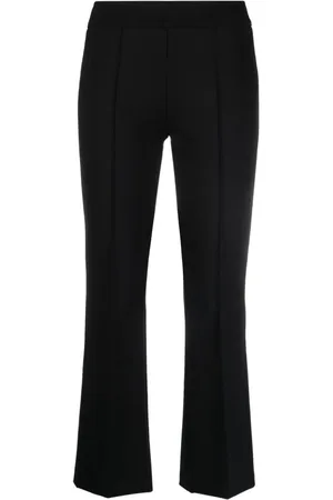 BLANCA Straight-leg cropped trousers