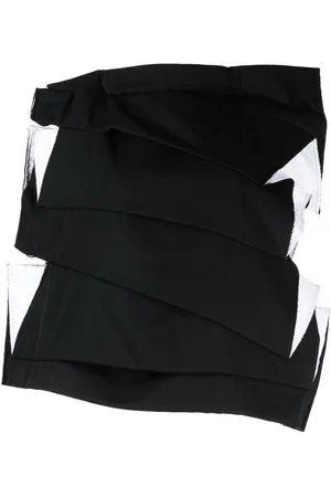 Comme des Garçons Distressed-effect asymmetric jacket