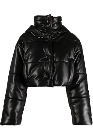 Nanushka Hooded cropped puffer jacket