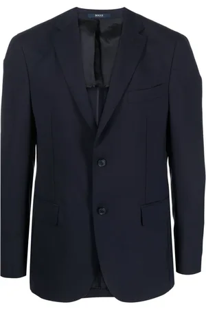 Boggi Milano Travel single-breasted wool blazer