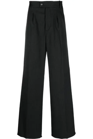 Patrizia Pepe Pressed-crease cotton tailored trousers