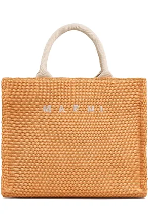 Marni Small raffia tote bag