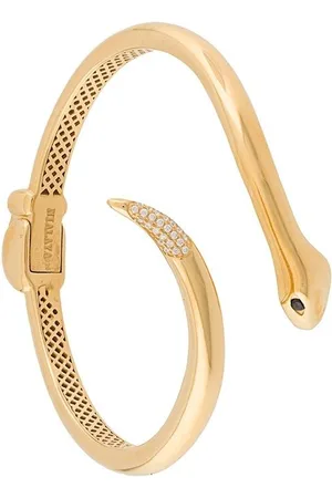 Cleopatra Snake Cuff Bracelet in Faux Gold | Ellison and Young