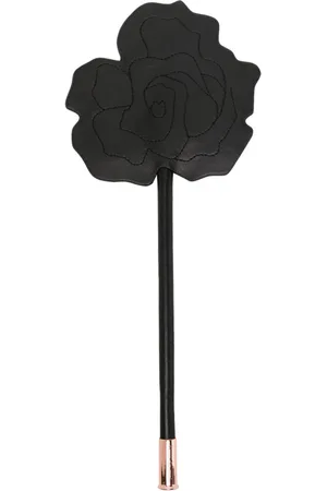 FLEUR DU MAL Rose-shaped leather paddle