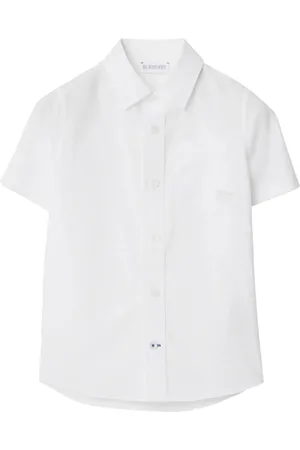 Burberry Equestrian Knight cotton-blend shirt