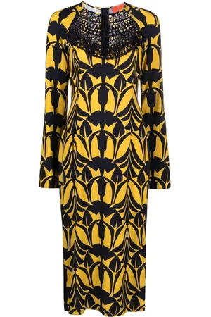 La DoubleJ Wednesday long-sleeve midi dress