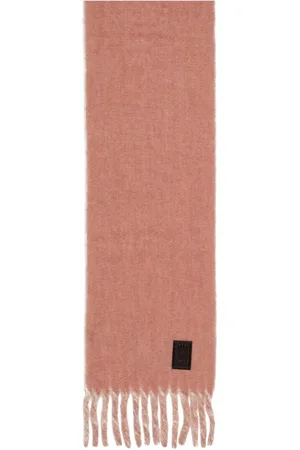 Salvatore Ferragamo Logo-patch fringed scarf