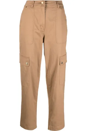 Michael Kors Tapered organic cotton cargo trousers