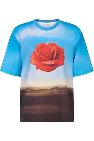 Paco rabanne X Salvador Dali Meditative Rose-print T-shirt