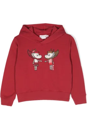 BONPOINT Embroidered cotton hoodie
