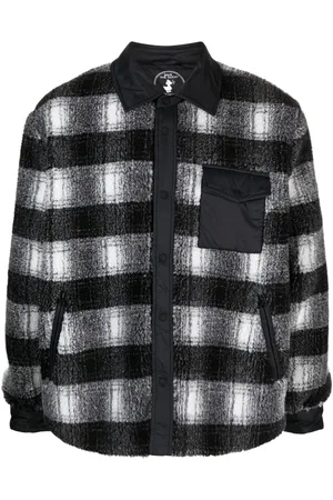 Buy H&M Men Grey & Black Checked Shirt Jacket - Jackets for Men 11655162 |  Myntra