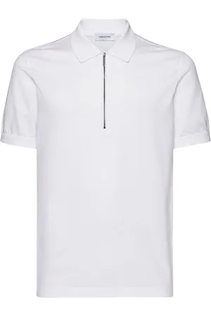 Salvatore Ferragamo Half-zip cotton polo shirt