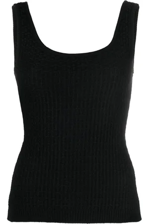 Moschino Round-neck virgin wool top