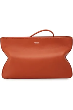 Salvatore Ferragamo Logo-debossed clutch bag